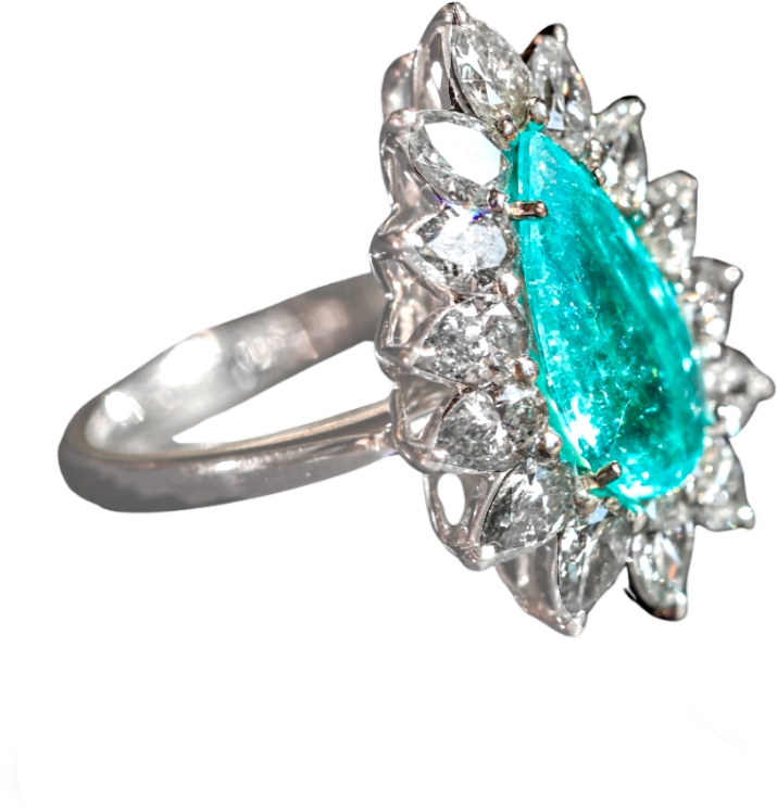 Exclusivas - Anel Turmalina - SEM FUNDO